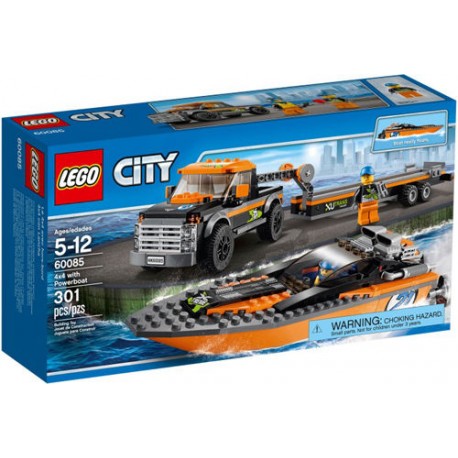 lego city 60085 city great vehicles powerboat set