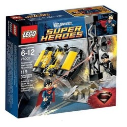 lego super hero76002 superman metropolis showdown set