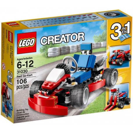 lego creator31030 go-kart (red) set 