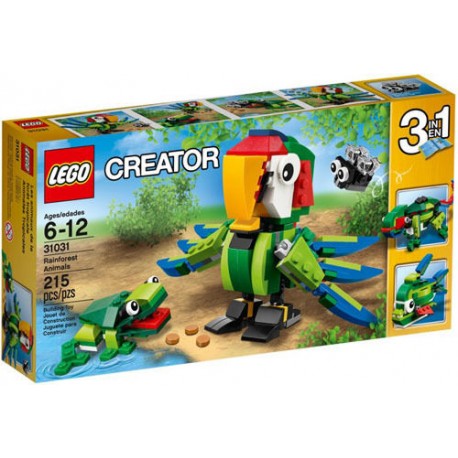 lego creator 31033 31031 rainforest animals set