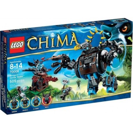 lego legends of chima 70008 chima gorzans gorilla striker set new in box