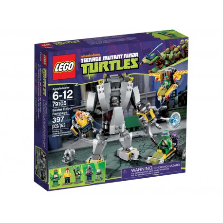 lego ninja turtles 79105 baxter robot rampage