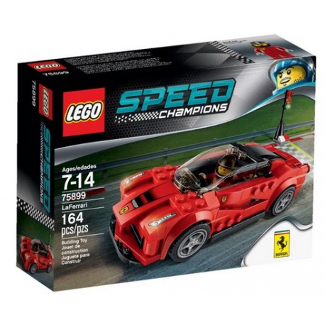 lego speed champions red laferrari race car 