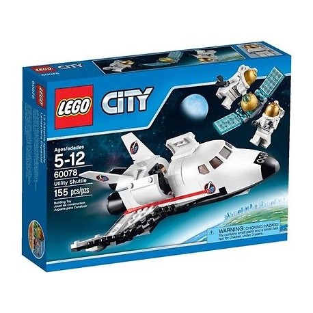 lego city 60078 city space port utility shuttle set new in box sealed