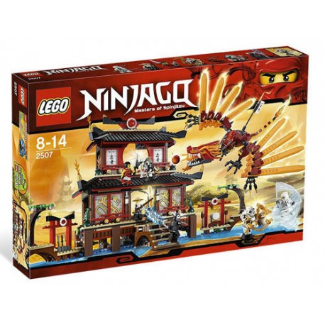 lego ninjago 2507 fire temple set new in box sealed