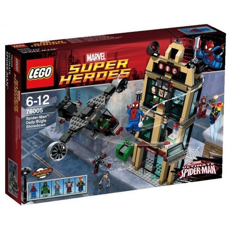 lego spider man marvel super heroes 6873 76004 76005 full set