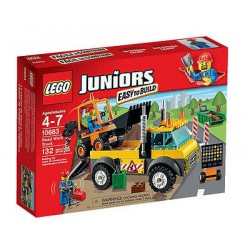 lego juniors 10683 road work truck 132pcs set new in box sealed