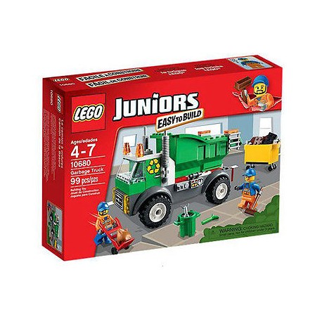 lego juniors build 10680 garbage truck new in box