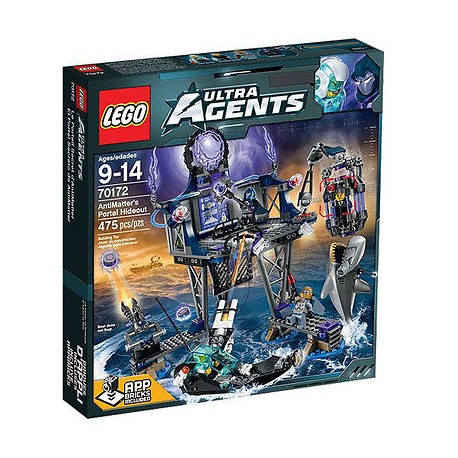 lego ultra agents 70172 antimatter's portal hideout set new in box sealed