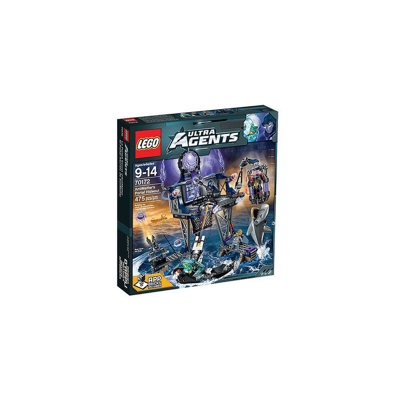 lego ultra agents 70172 antimatter's portal hideout set new in box sealed|hellotoys.net