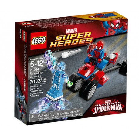 lego super heroes 76014 spider trike vs electro set new in box sealed