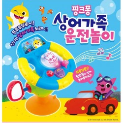pinkfong shark family driving play