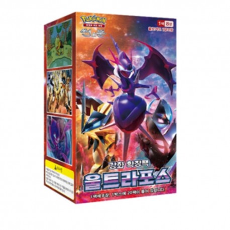 pokemon cards sun and moon expansion pack ultra force booster box korea ver
