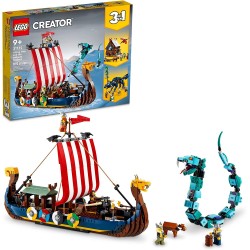lego creator 3in1 viking ship and the midgard serpent 31132