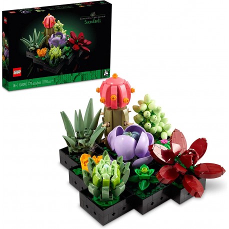 lego icons succulents 10309 artificial plants set for adults